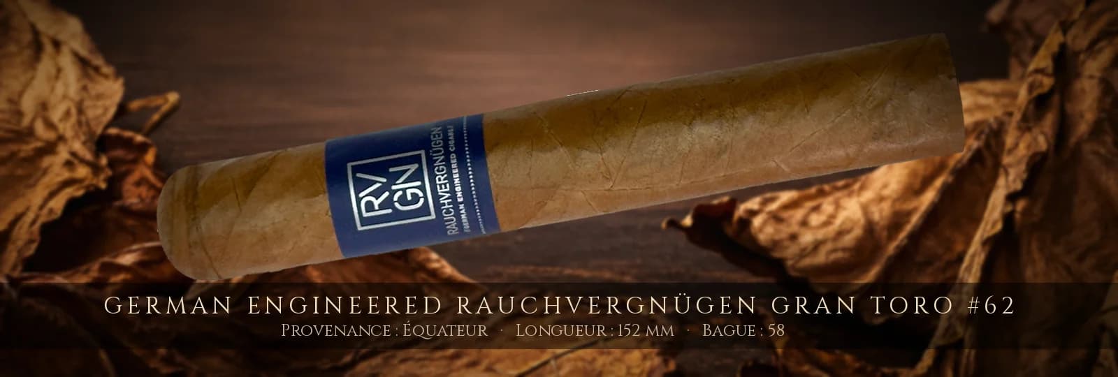 German Engineered Rauchvergnügen Gran Toro #62 — German Engineered — Équateur