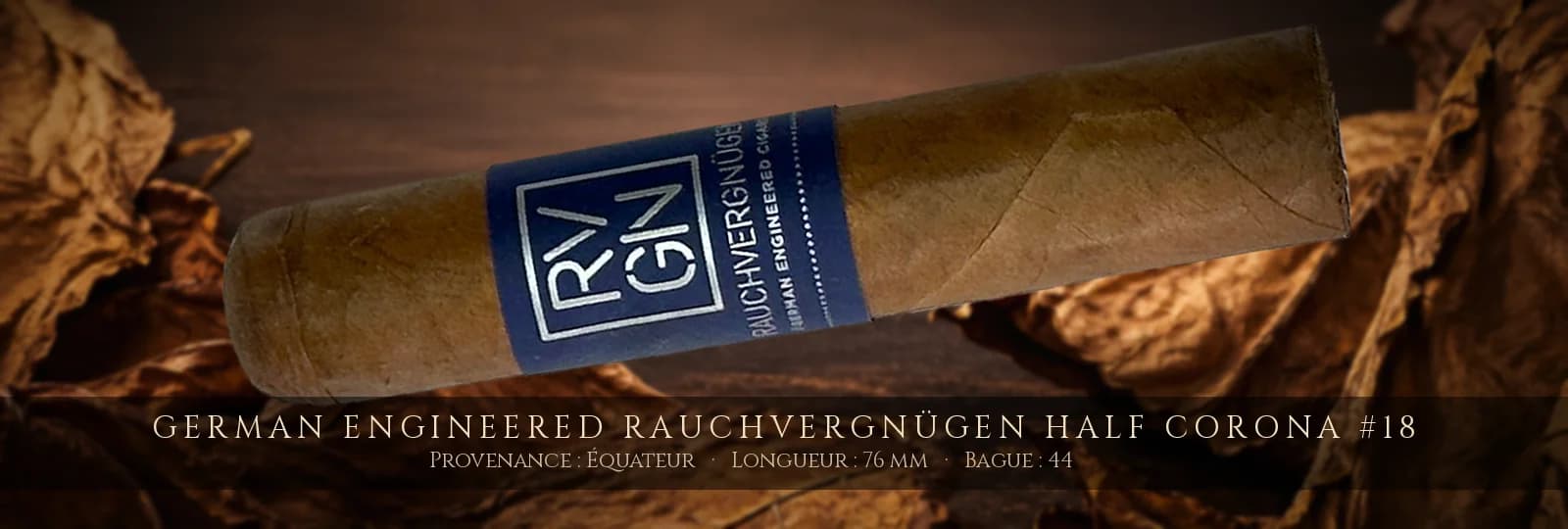 German Engineered Rauchvergnügen Half Corona #18 — German Engineered — Équateur