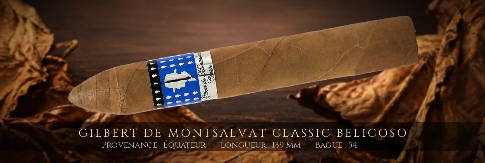 Gilbert de Montsalvat Classic Belicoso — Gilbert de Montsalvat — Équateur