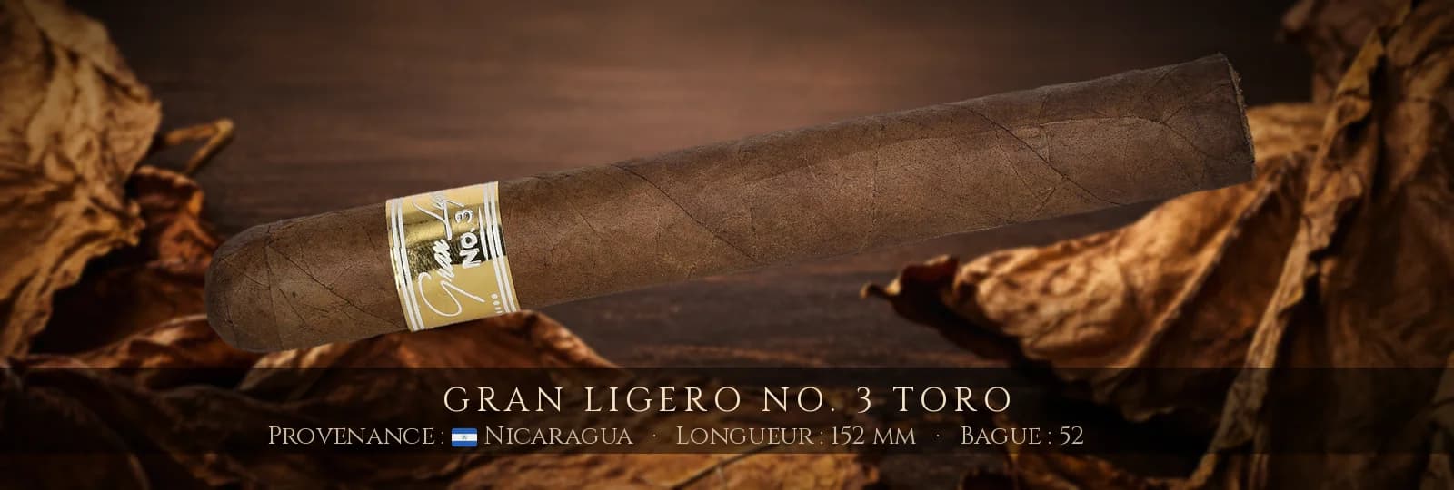 Gran Ligero No. 3 Toro — Gran Ligero — Nicaragua