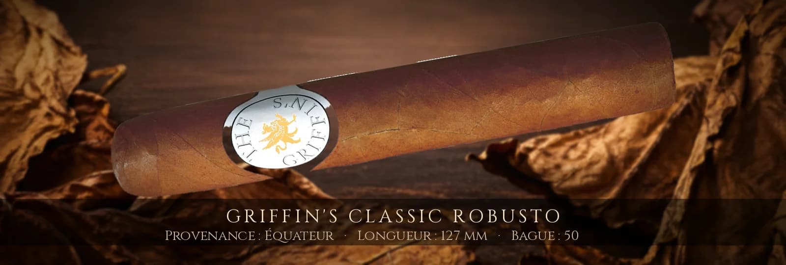 Griffin's Classic Robusto, cigare Griffin's, Robusto, République Dominicaine