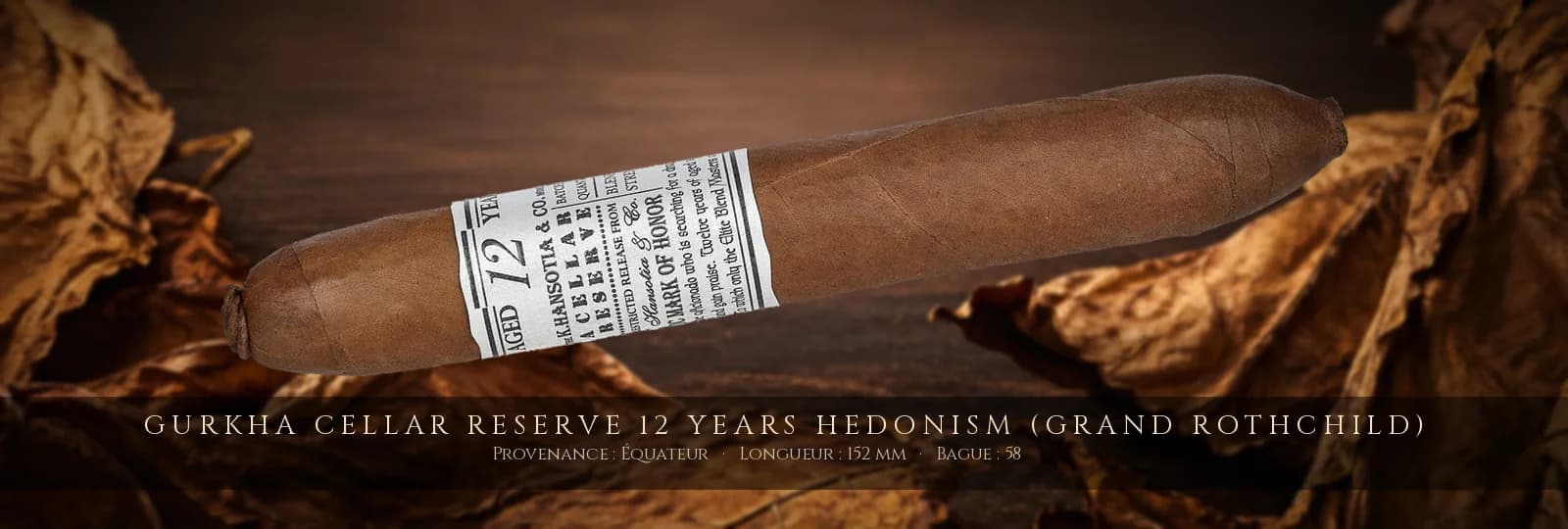 Gurkha Cellar Reserve 12 Years Hedonism (Grand Rothchild) — Gurkha — Équateur