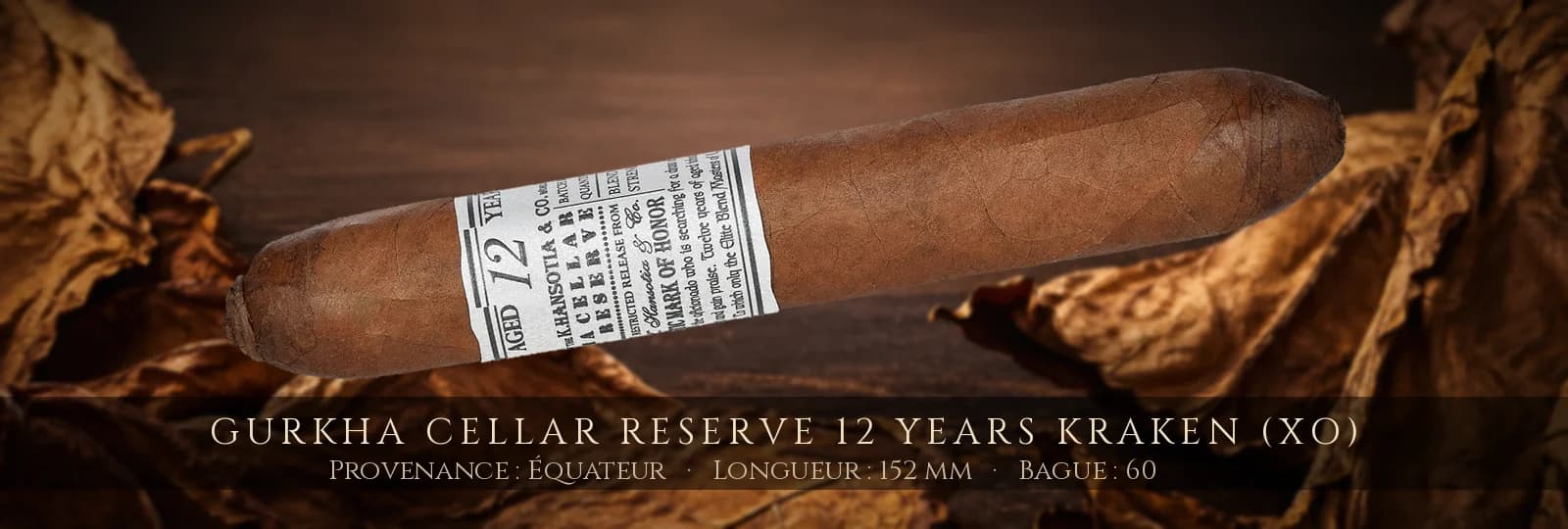 Gurkha Cellar Reserve 12 Years Kraken (XO) — Gurkha — Équateur