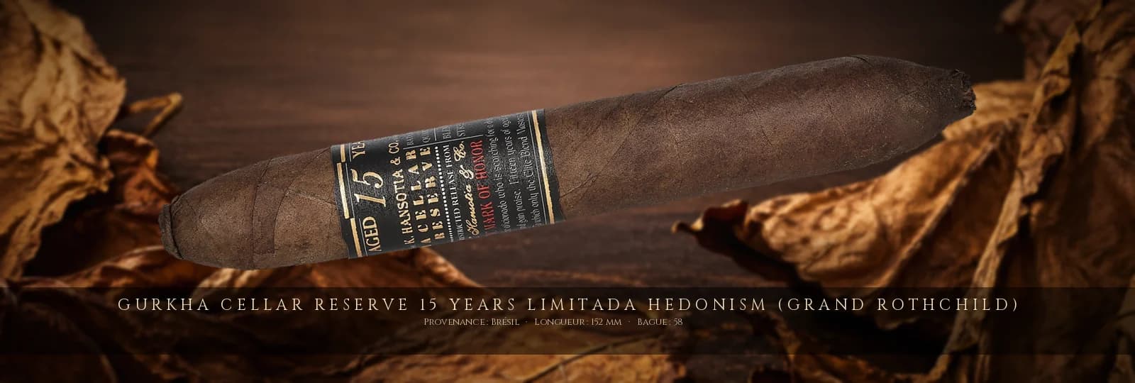 Gurkha Cellar Reserve 15 Years Limitada Hedonism (Grand Rothchild) — Gurkha — Brésil