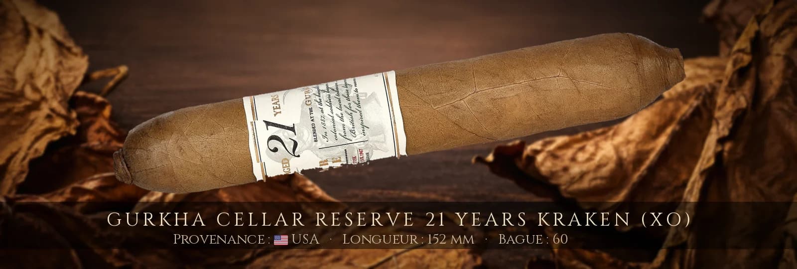 Gurkha Cellar Reserve 21 Years Kraken (XO) — Gurkha — USA