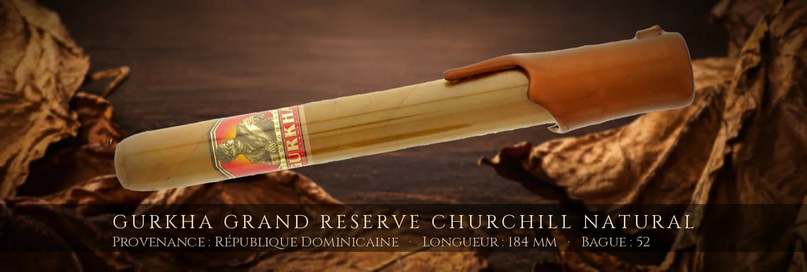 Gurkha Grand Reserve Churchill Natural — Gurkha — République Dominicaine