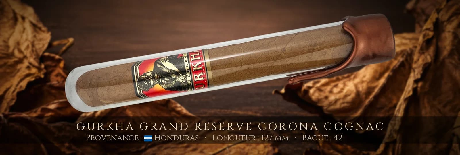 Gurkha Grand Reserve Corona Cognac — Gurkha — Honduras