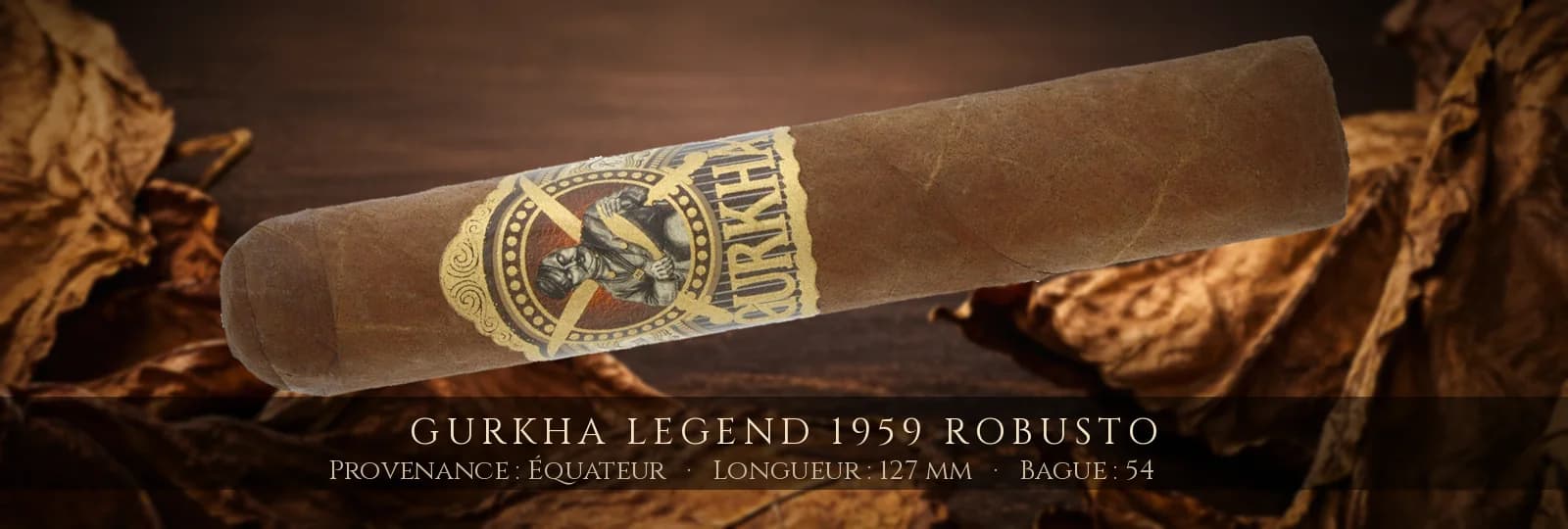 Gurkha Legend 1959 Robusto — Gurkha — Équateur
