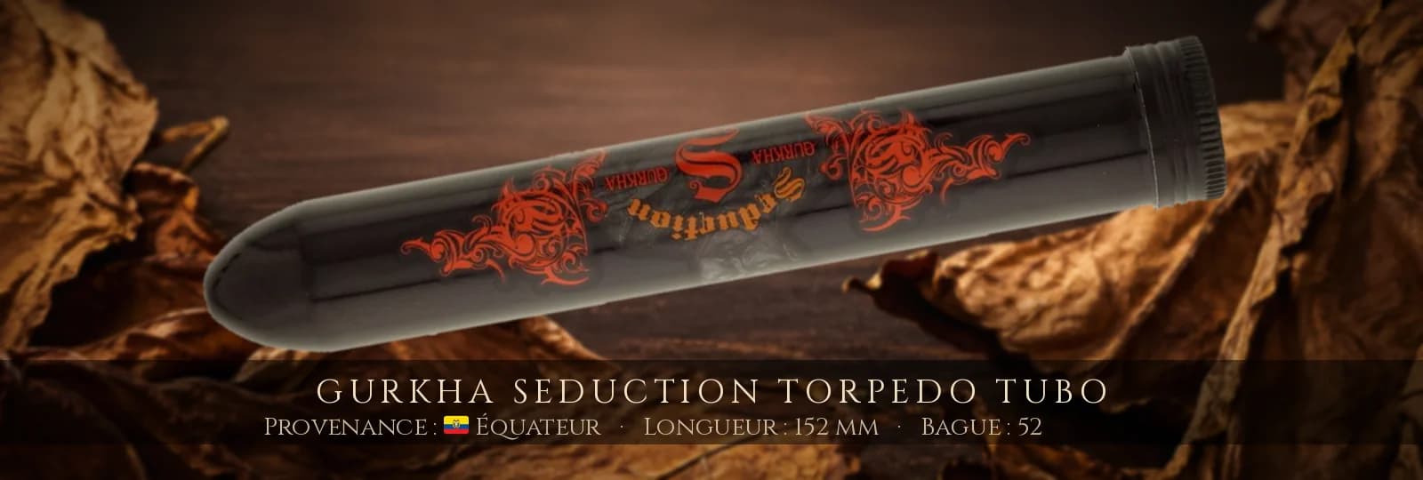 Gurkha Seduction Torpedo Tubo — Gurkha — Équateur
