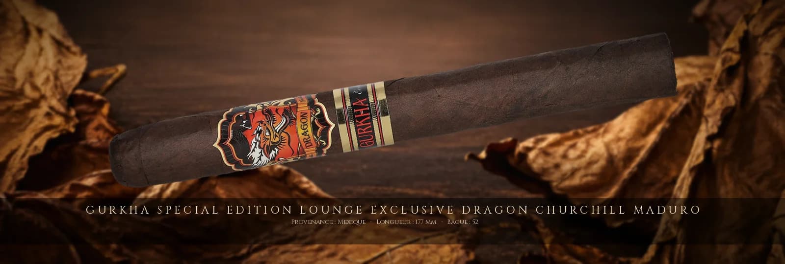 Gurkha Special Edition Lounge Exclusive Dragon Churchill Maduro — Gurkha — Mexique