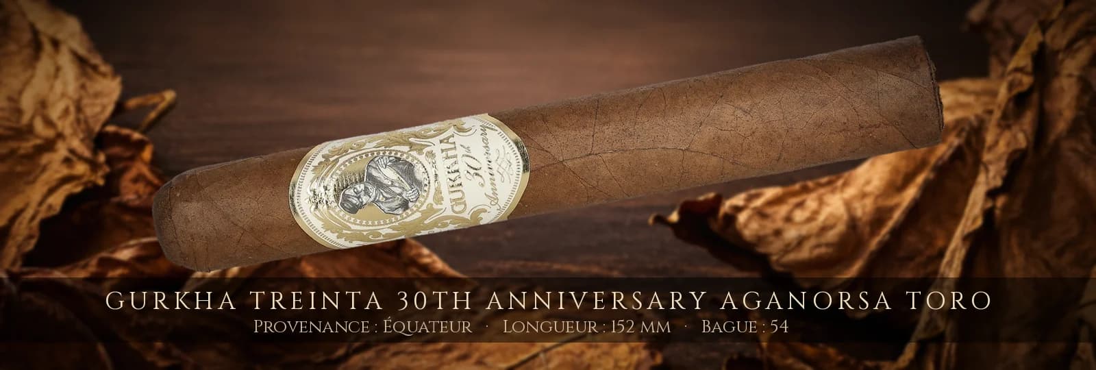 Gurkha Treinta 30th Anniversary Aganorsa Toro — Gurkha — Équateur