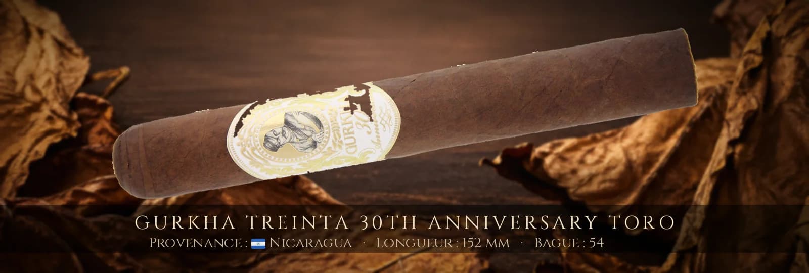 Gurkha Treinta 30th Anniversary Toro — Gurkha — Nicaragua