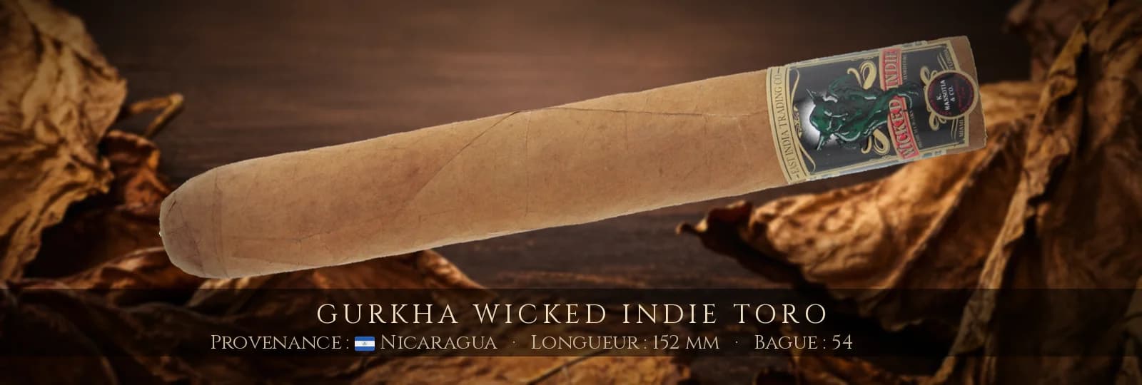 Gurkha Wicked Indie Toro — Gurkha — Nicaragua