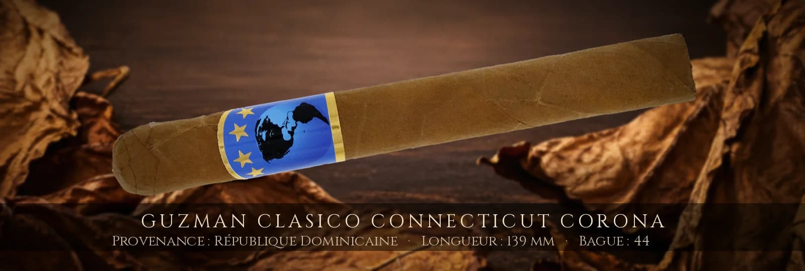 Guzman Clasico Connecticut Corona — Guzman — République Dominicaine