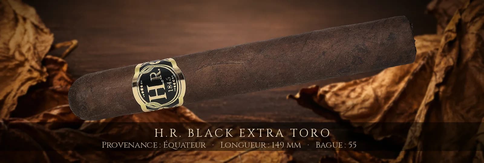 H.R. Black Extra Toro — H.R. — Équateur