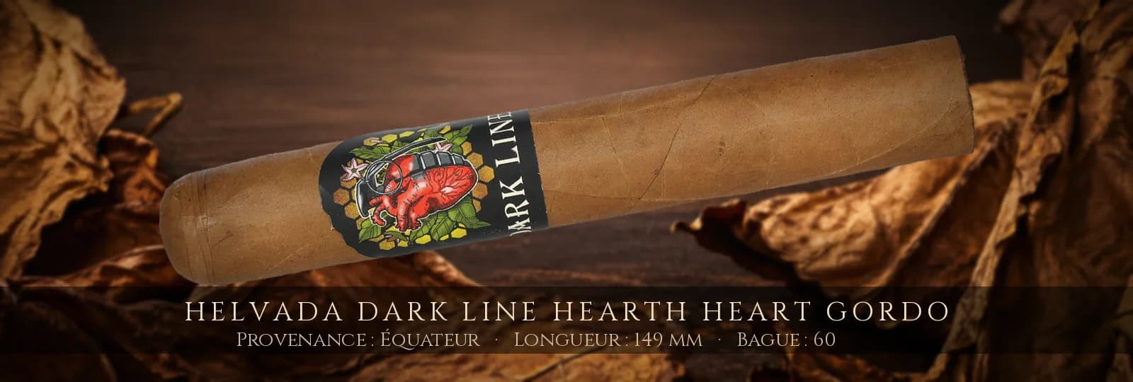 Helvada Dark Line Hearth Heart Gordo — Helvada — Équateur