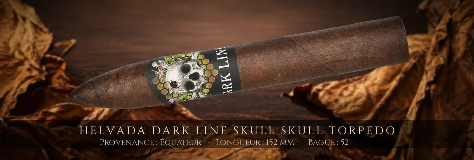 Helvada Dark Line Skull Skull Torpedo — Helvada — Équateur