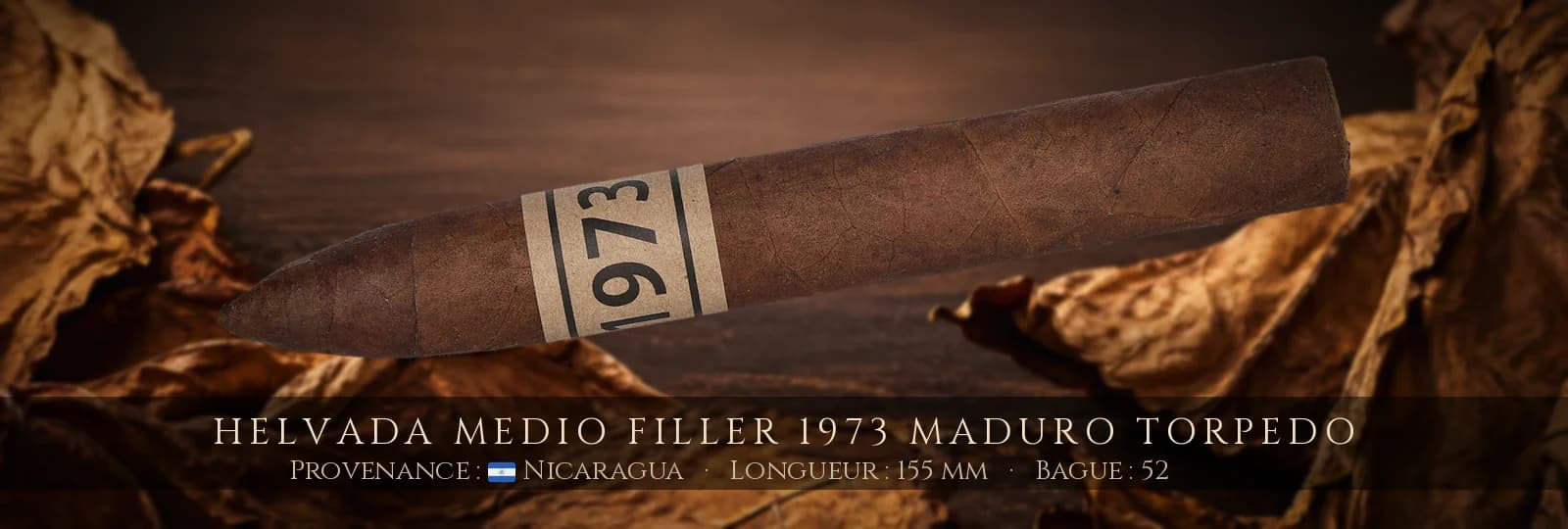 Helvada Medio Filler 1973 Maduro Torpedo — Helvada — Nicaragua