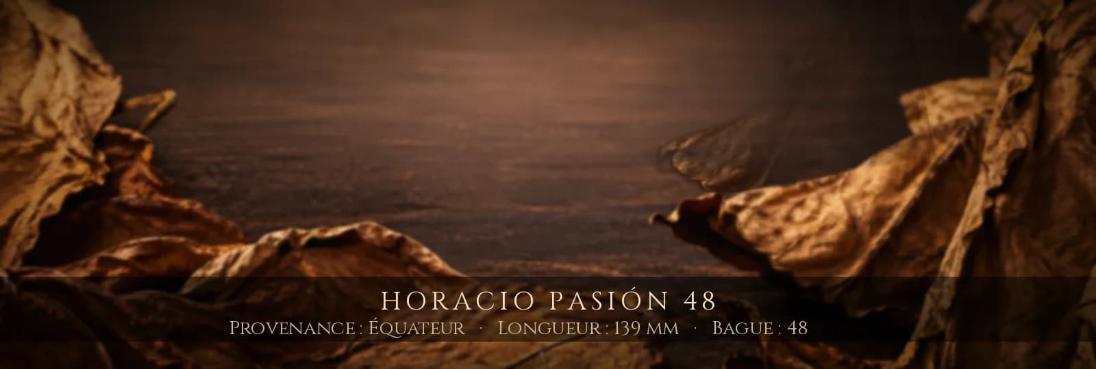 Horacio Pasión 48 — Horacio — Équateur