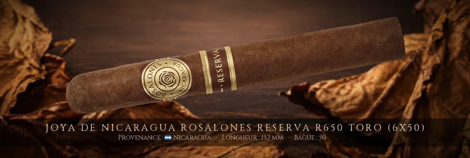 Joya de Nicaragua Rosalones Reserva R650 Toro (6x50) — Joya de Nicaragua — Nicaragua
