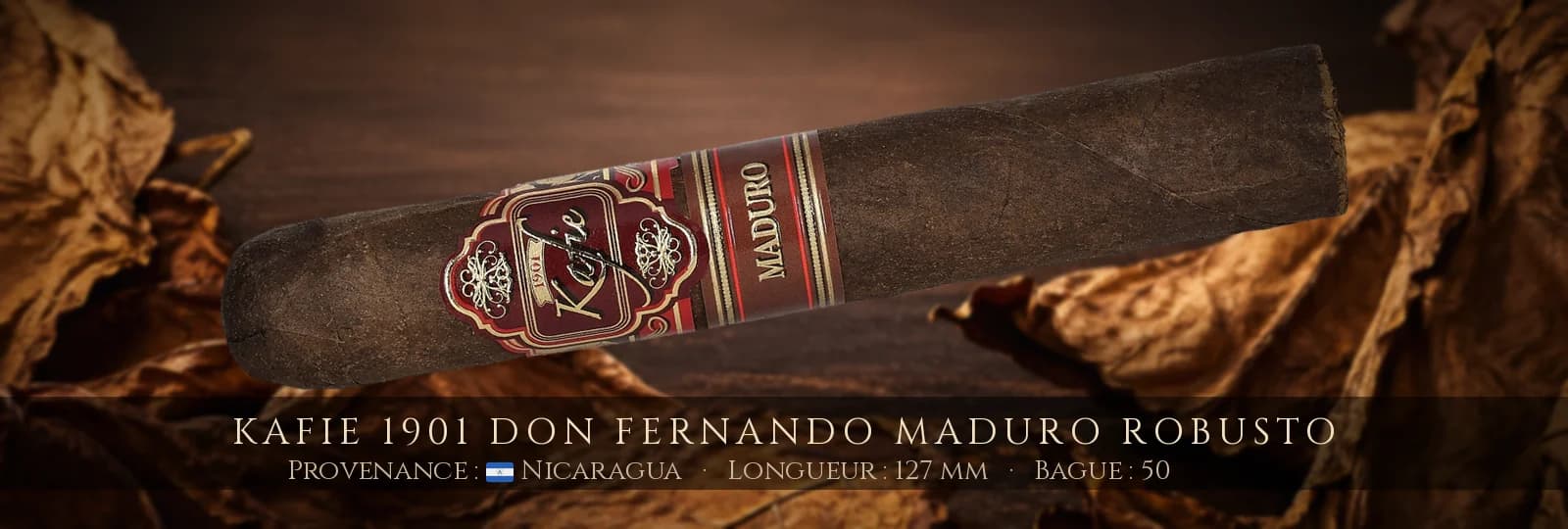 Kafie 1901 Don Fernando Maduro Robusto — Kafie 1901 — Nicaragua