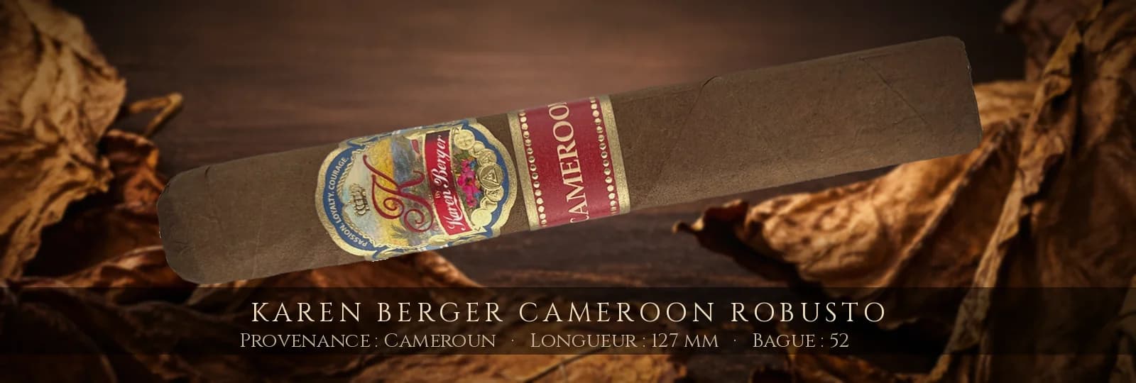 Karen Berger Cameroon Robusto — Karen Berger — Cameroun