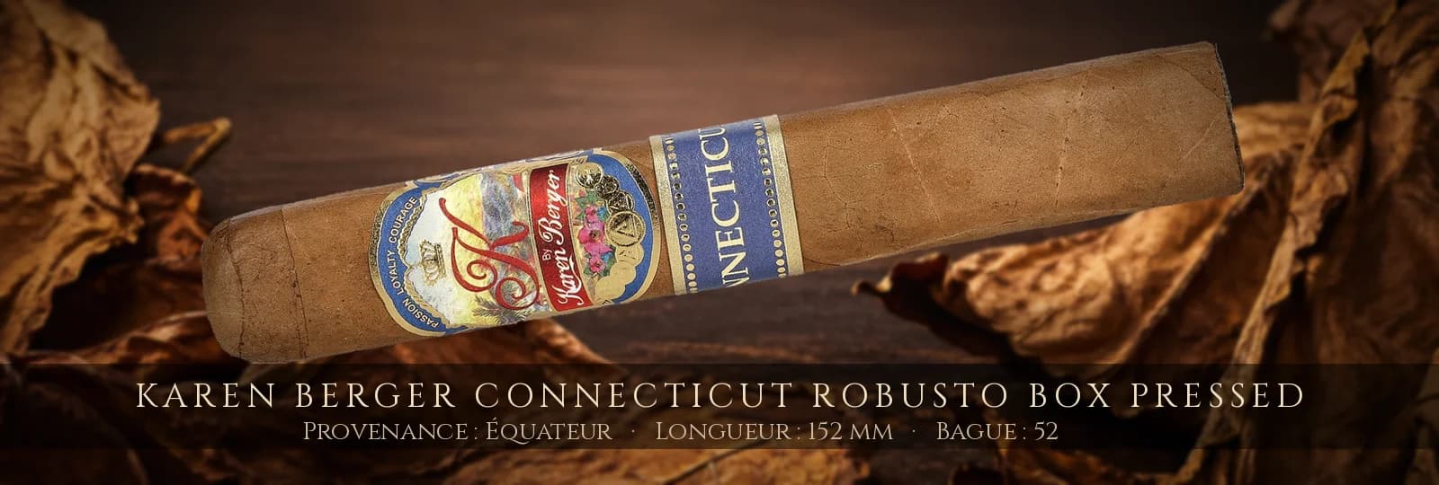 Karen Berger Connecticut Robusto Box Pressed — Karen Berger — Équateur