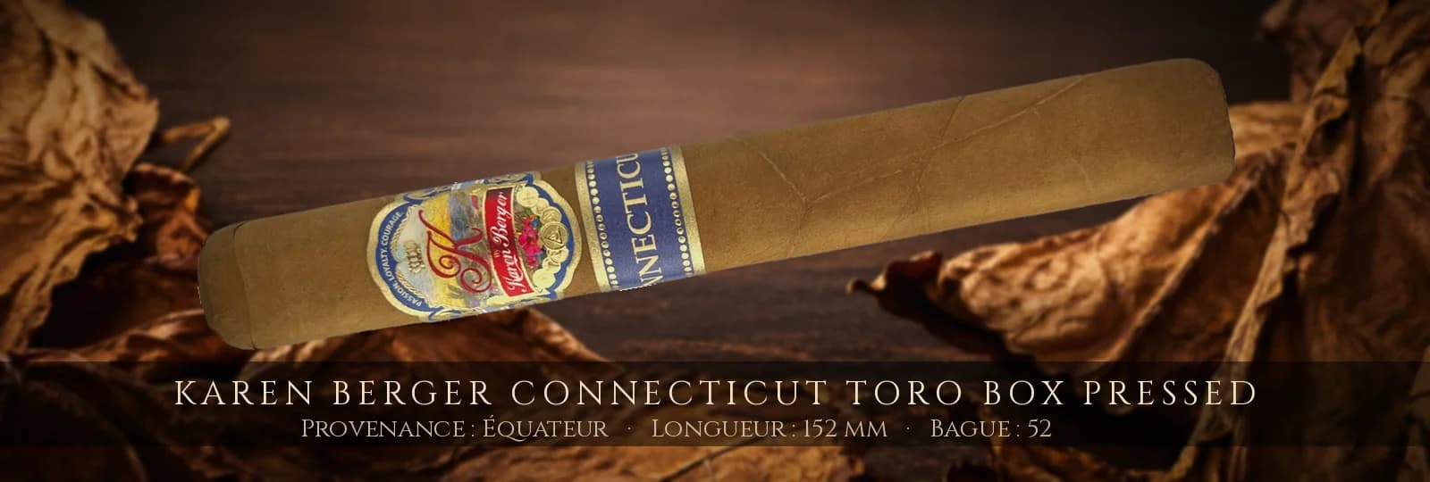 Karen Berger Connecticut Toro Box Pressed — Karen Berger — Équateur