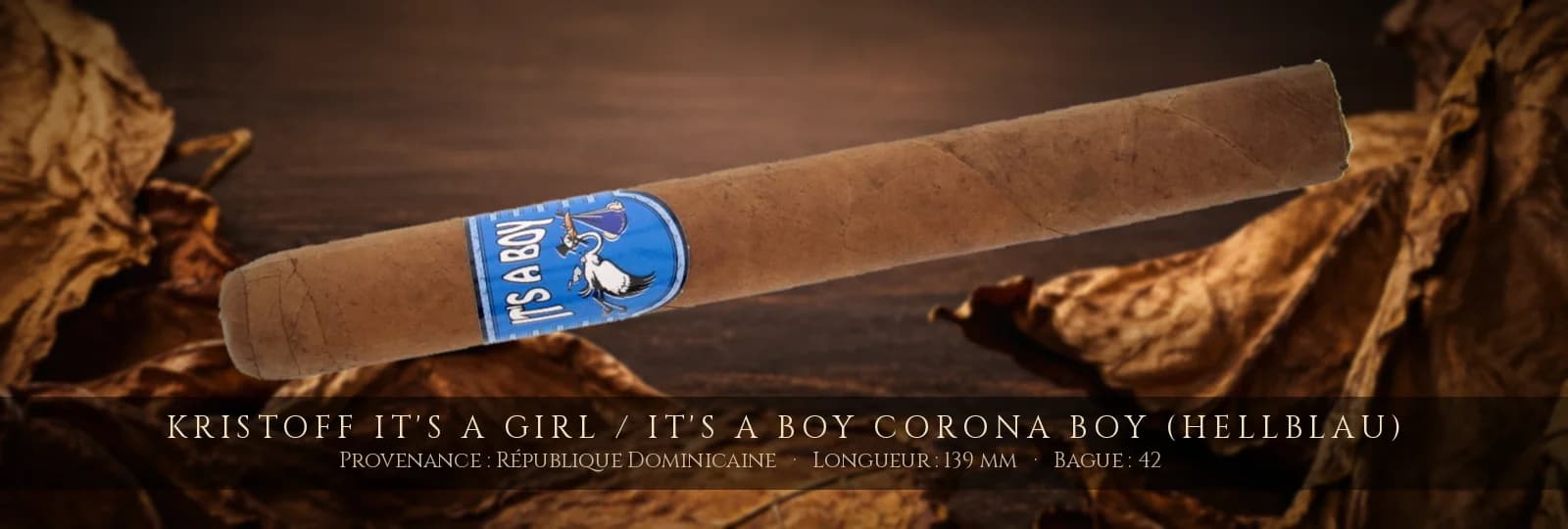 Kristoff It's a Girl / It's a Boy Corona Boy (hellblau) — Kristoff — République Dominicaine