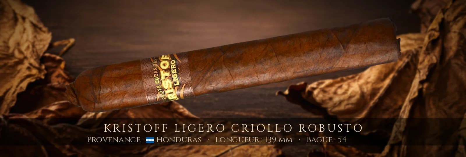 Kristoff Ligero Criollo Robusto — Kristoff — Honduras