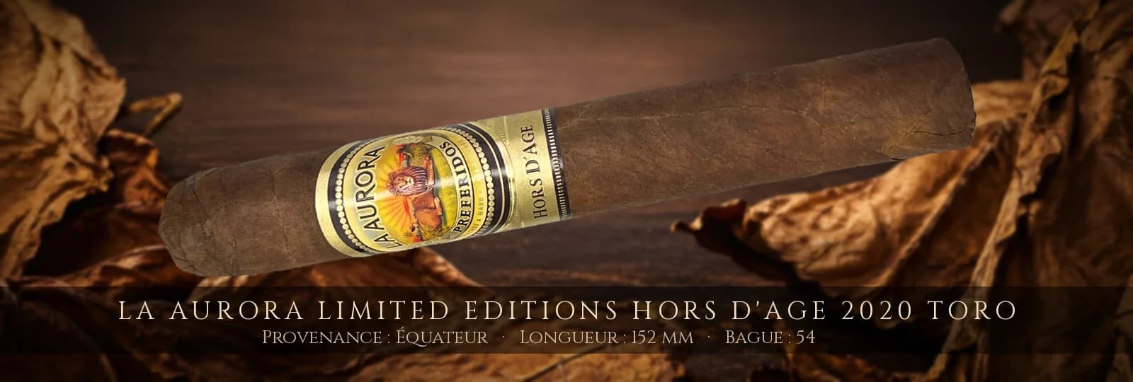 La Aurora Limited Editions Hors d'Age 2020 Toro — La Aurora — Équateur