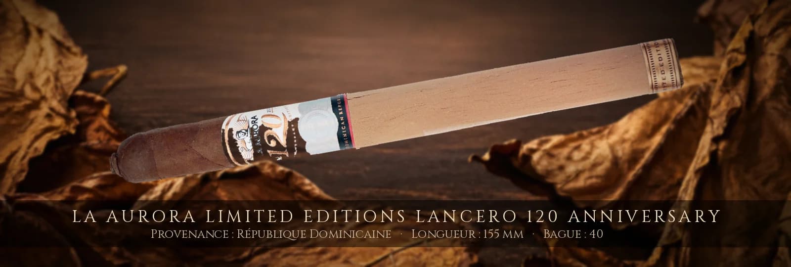 La Aurora Limited Editions Lancero 120 Anniversary — La Aurora — République Dominicaine