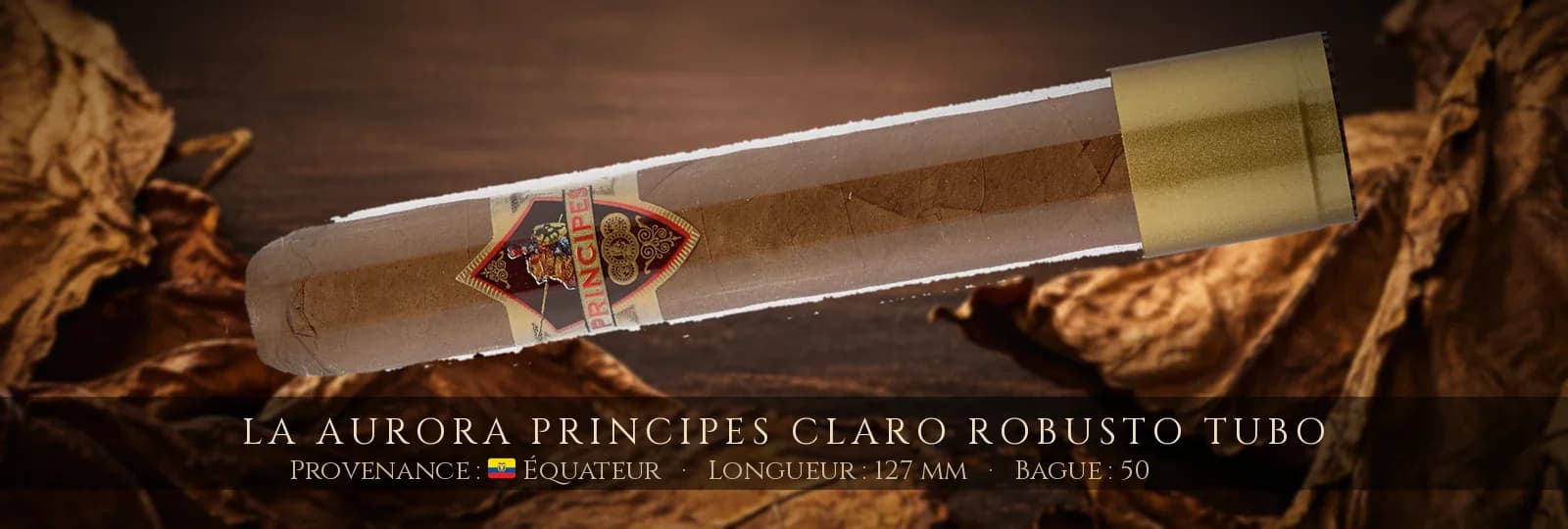 La Aurora Principes Claro Robusto Tubo — La Aurora — Équateur