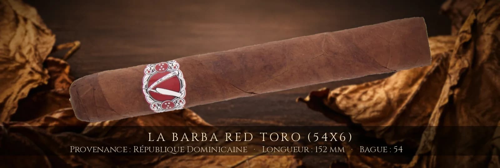 La Barba Red Toro (54x6) — La Barba — République Dominicaine