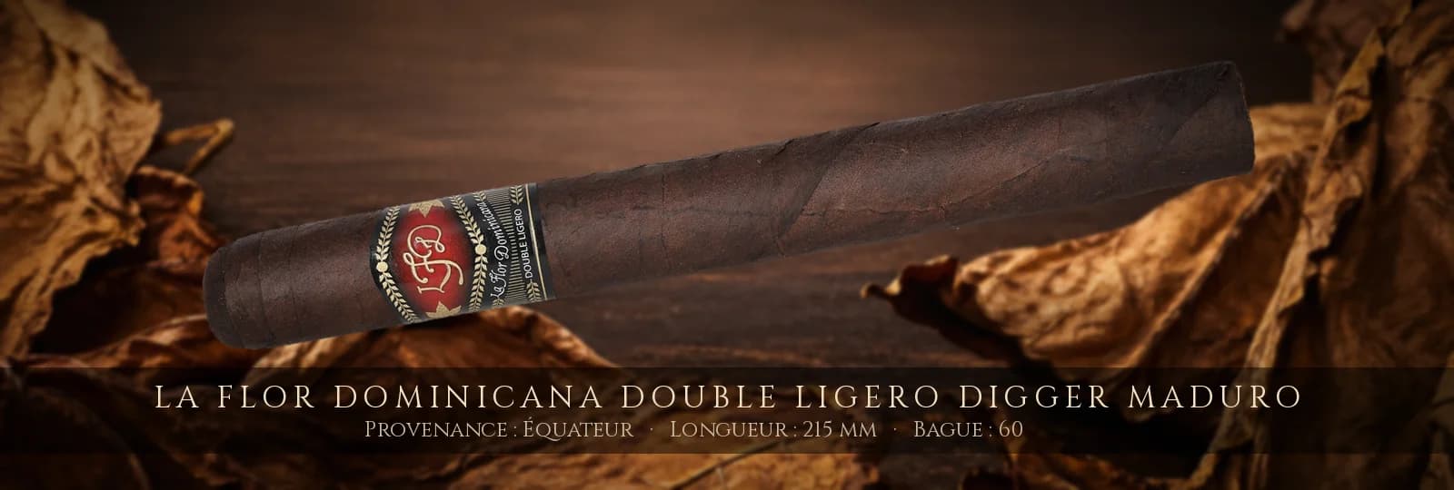 La Flor Dominicana Double Ligero Digger Maduro — La Flor Dominicana — Équateur