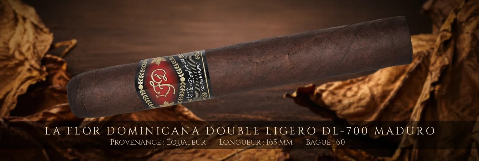 La Flor Dominicana Double Ligero DL-700 Maduro — La Flor Dominicana — Équateur