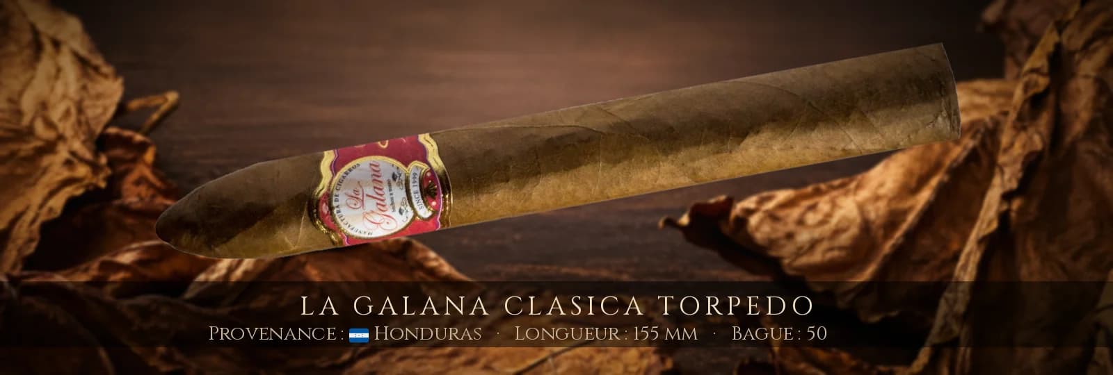 La Galana Clasica Torpedo — La Galana — Honduras