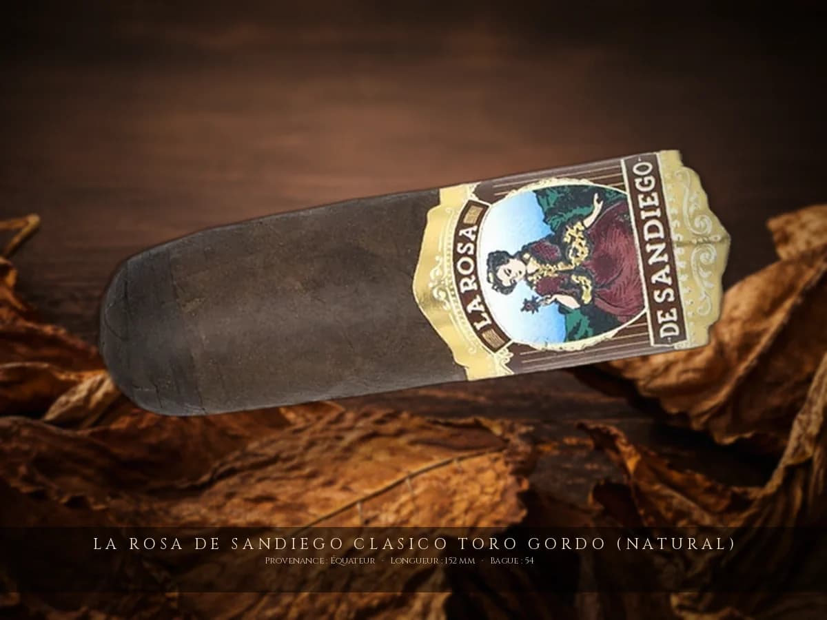 La Rosa de Sandiego Clasico Toro Gordo (Natural) — La Rosa de Sandiego — Équateur