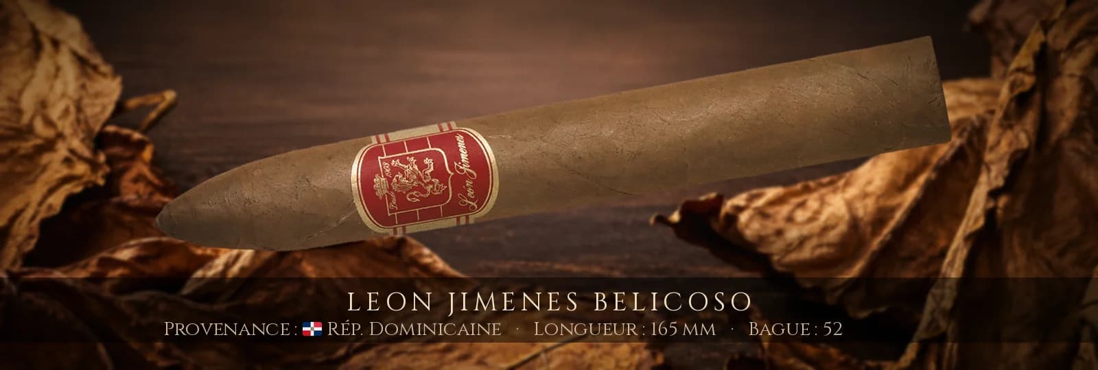 Leon Jimenes Belicoso — Leon Jimenes — République Dominicaine