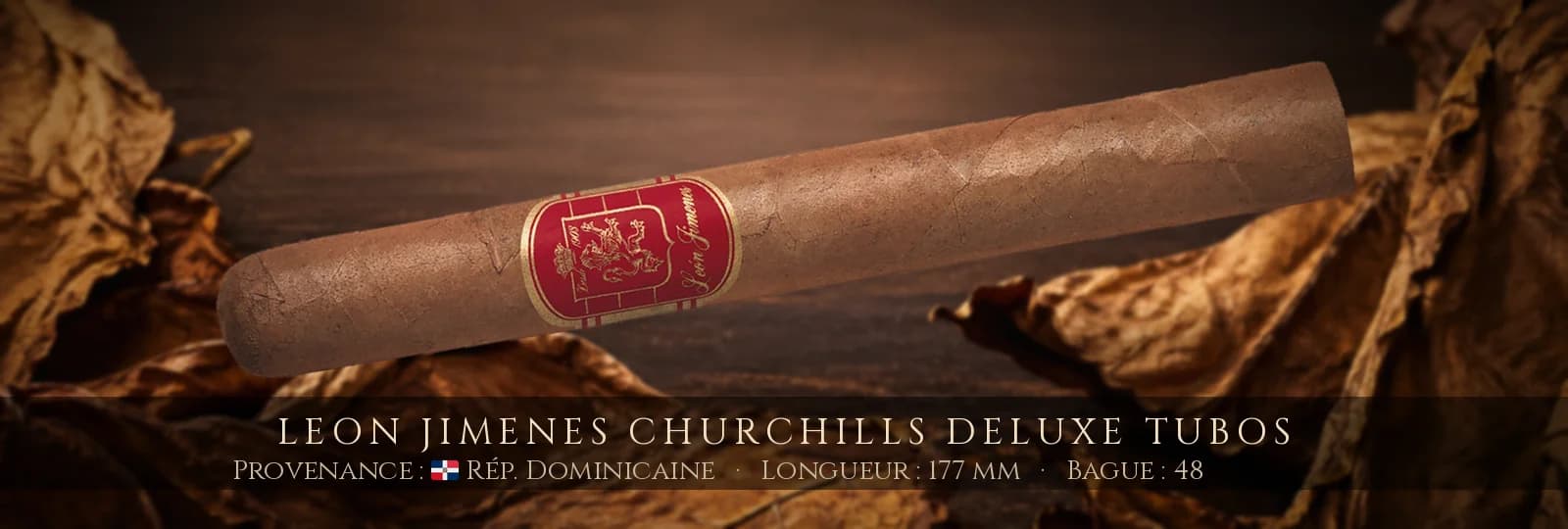 Leon Jimenes Churchills Deluxe Tubos — Leon Jimenes — République Dominicaine