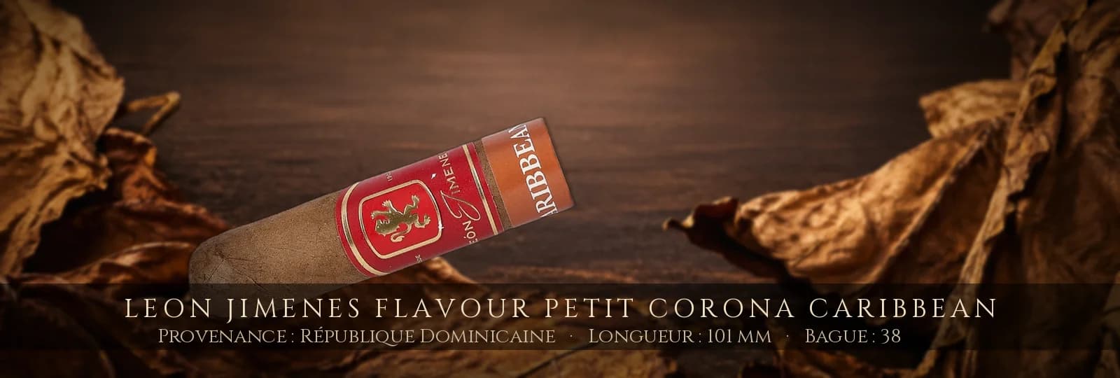 Leon Jimenes Flavour Petit Corona Caribbean — Leon Jimenes — République Dominicaine