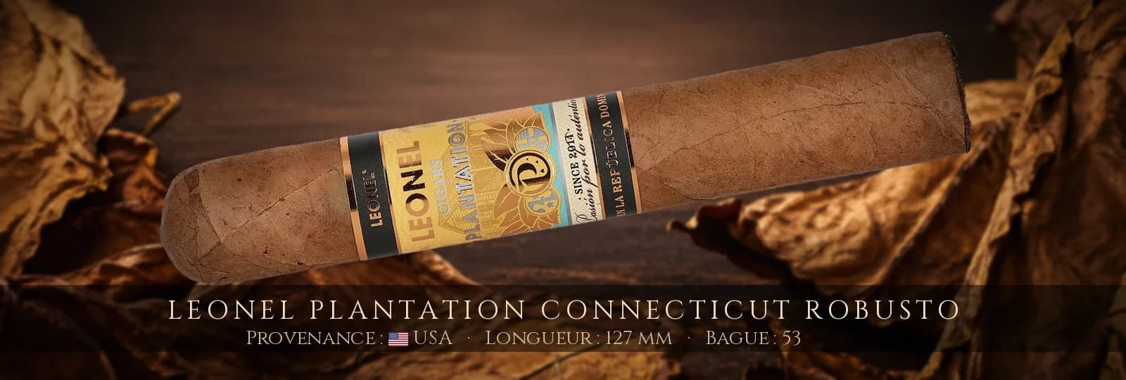 Leonel Plantation Connecticut Robusto — Leonel — USA