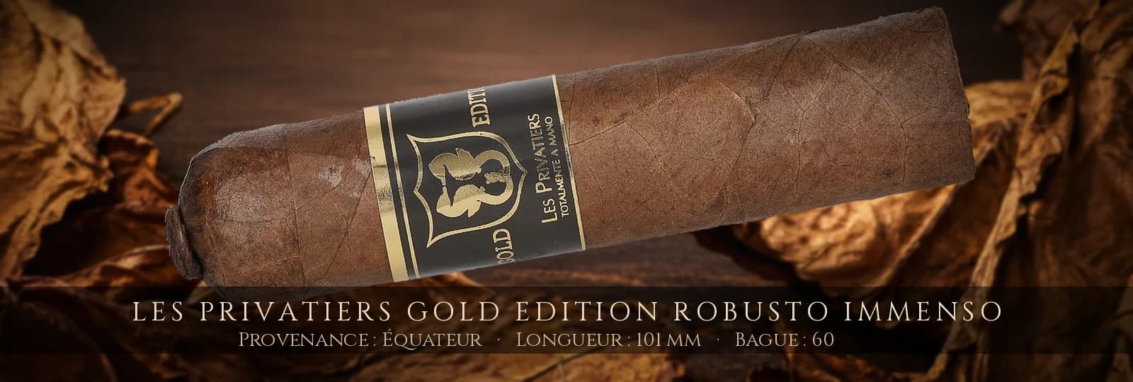 Les Privatiers Gold Edition Robusto Immenso — Les Privatiers — Équateur