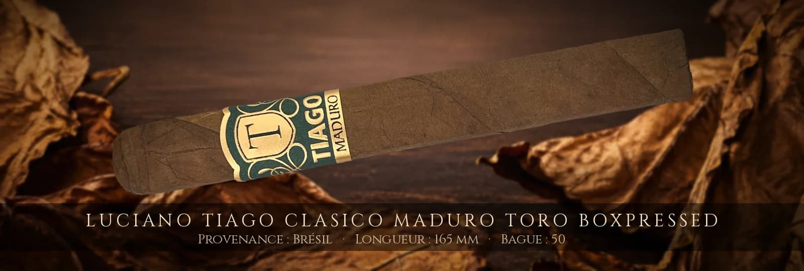 Luciano Tiago Clasico Maduro Toro boxpressed — Luciano — Brésil