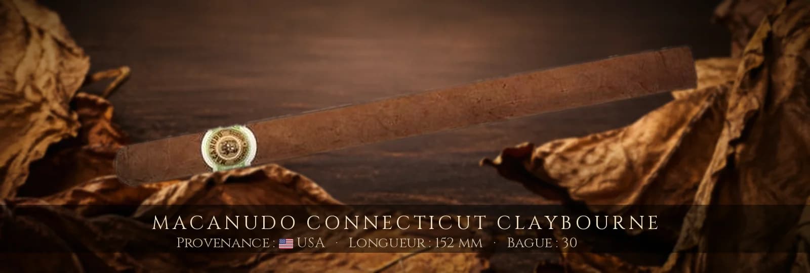 Macanudo Connecticut Claybourne — Macanudo — USA
