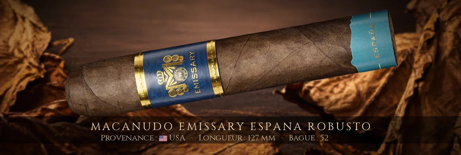 Macanudo Emissary Espana Robusto — Macanudo — USA