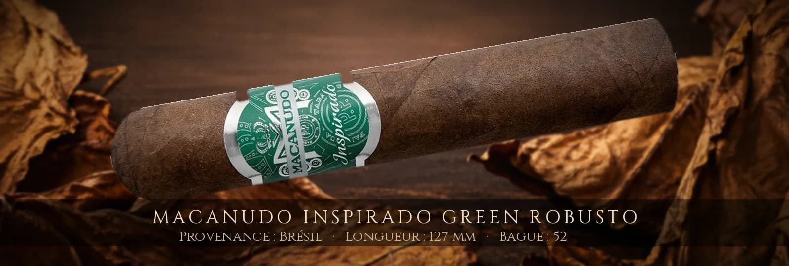 Macanudo Inspirado Green Robusto — Macanudo — Brésil