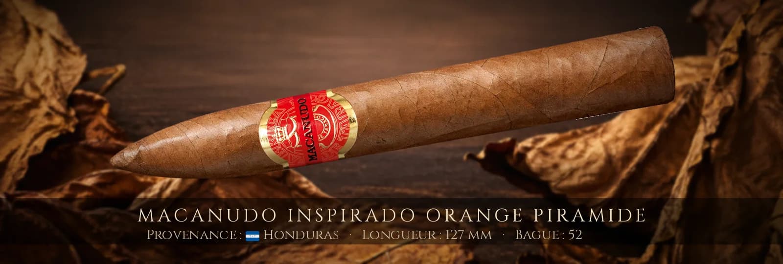 Macanudo Inspirado Orange Piramide — Macanudo — Honduras