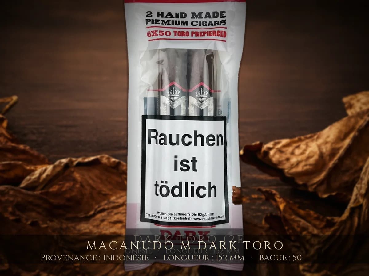 Macanudo M Dark Toro — Macanudo — Indonésie, Philippines