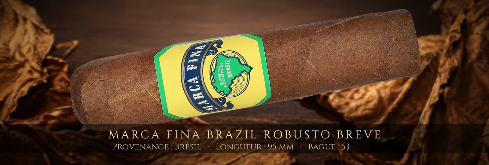 Marca Fina Brazil Robusto Breve — Marca Fina — Brésil